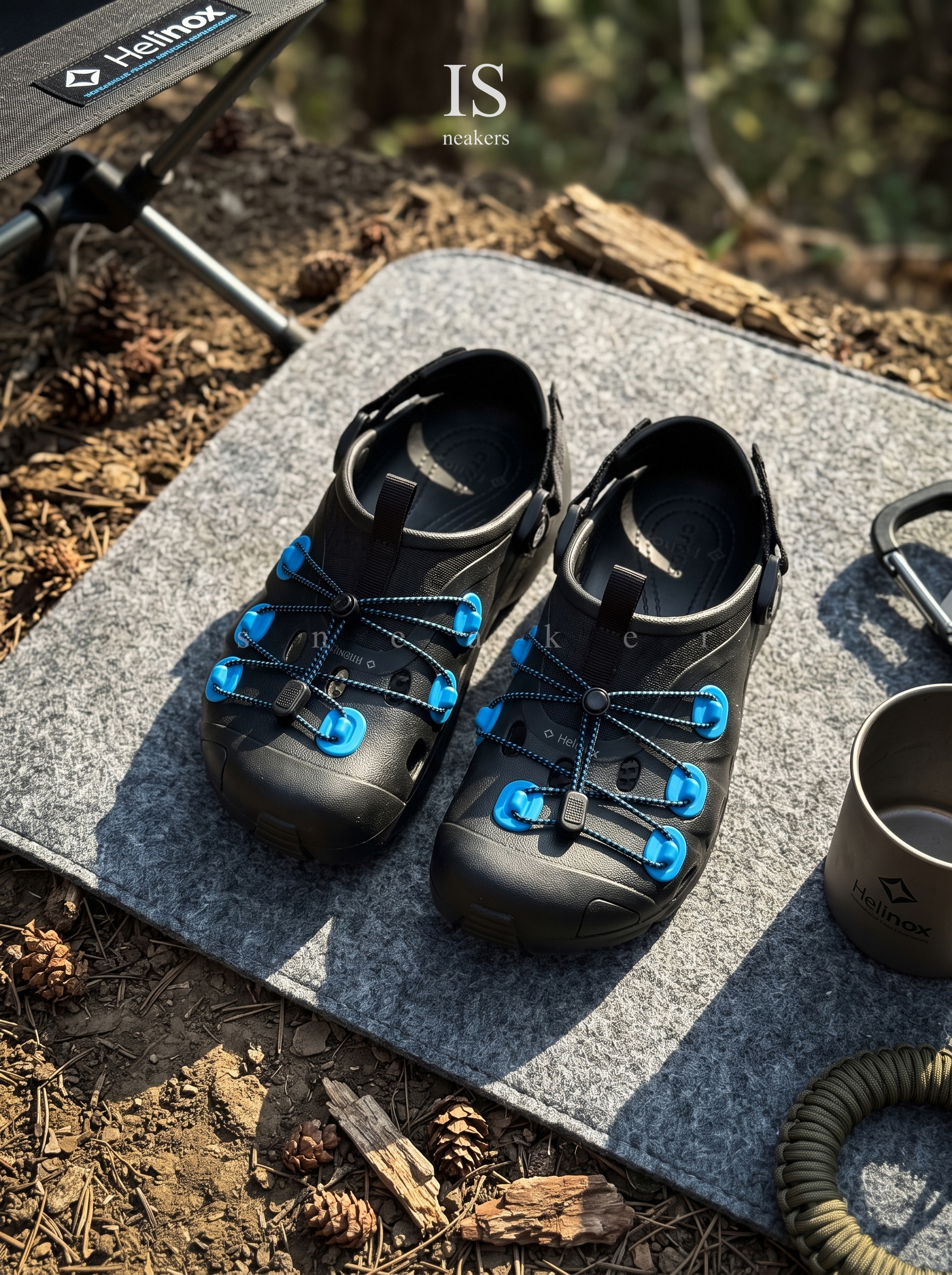 iSNEAKERS｜HELINOX x Crocs Quick Trail Clog "Black" 黑色 213734-001