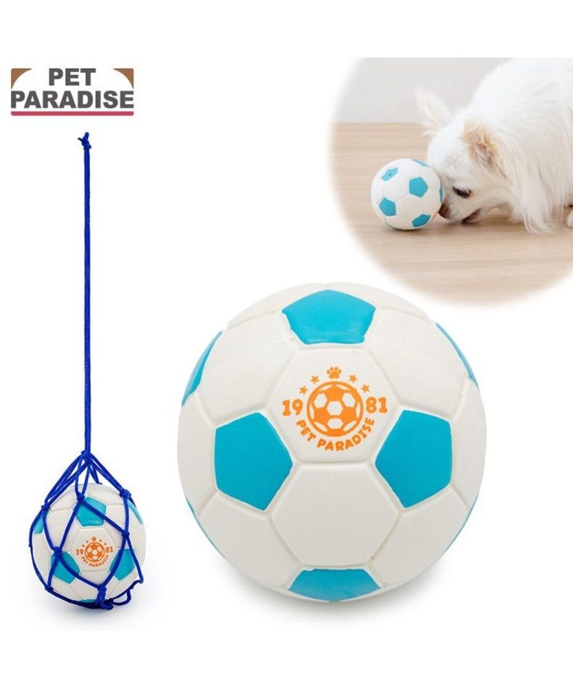 【Pet Paradise】Football Toy with Carry Net <758-43506>
