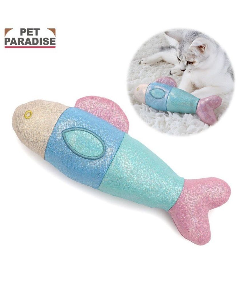 【Pet Paradise】Cat Sparkly Fish Toy <758-34352>