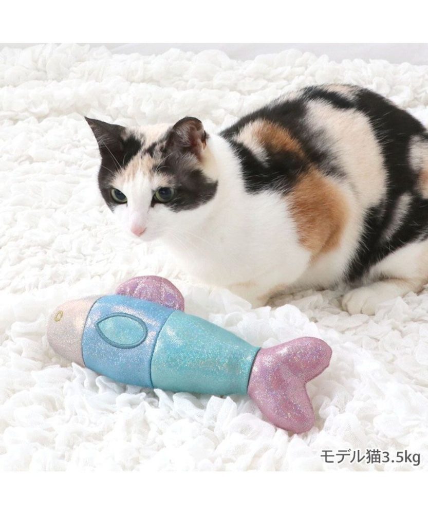 【Pet Paradise】Cat Sparkly Fish Toy <758-34352>