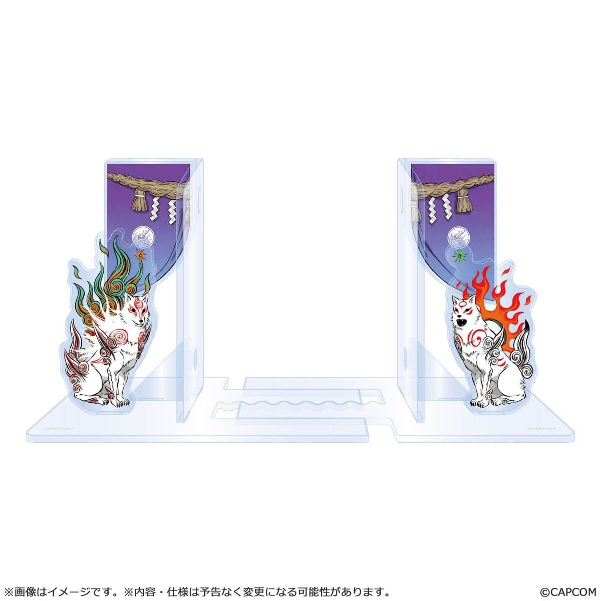 預購27/03 CAPCOM 大神 20週年復刻藝術企劃 壓克力書檔組 出自大神特別收藏 1108