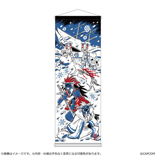 預購27/03 CAPCOM 大神20週年紀念復刻藝術企劃 掛軸 冬 出自大神 10週年紀念畫師島崎麻里 1108
