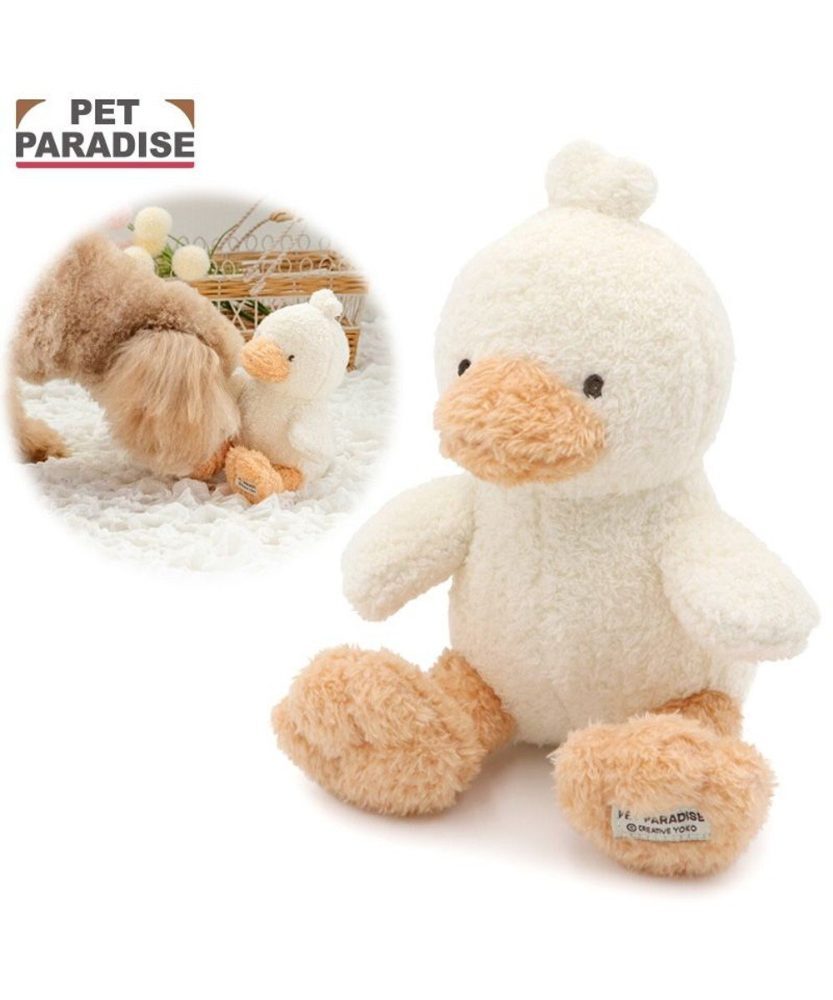 【Pet Paradise】White Duck Toy <361-41398>