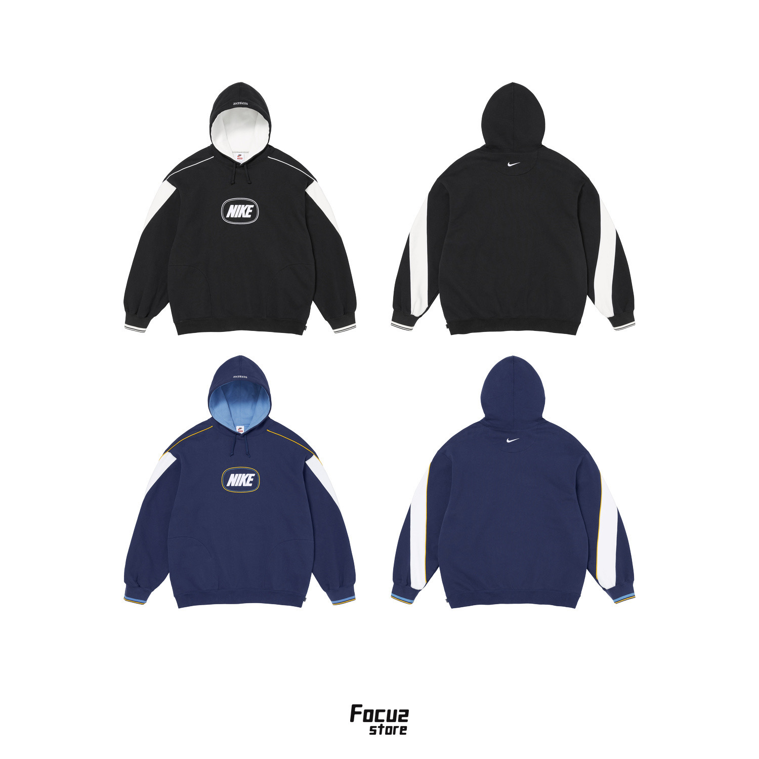 【Focus Store】現貨 Nike x Supreme FW26 Week6  Hooded Sweatshirt 帽踢 兩色
