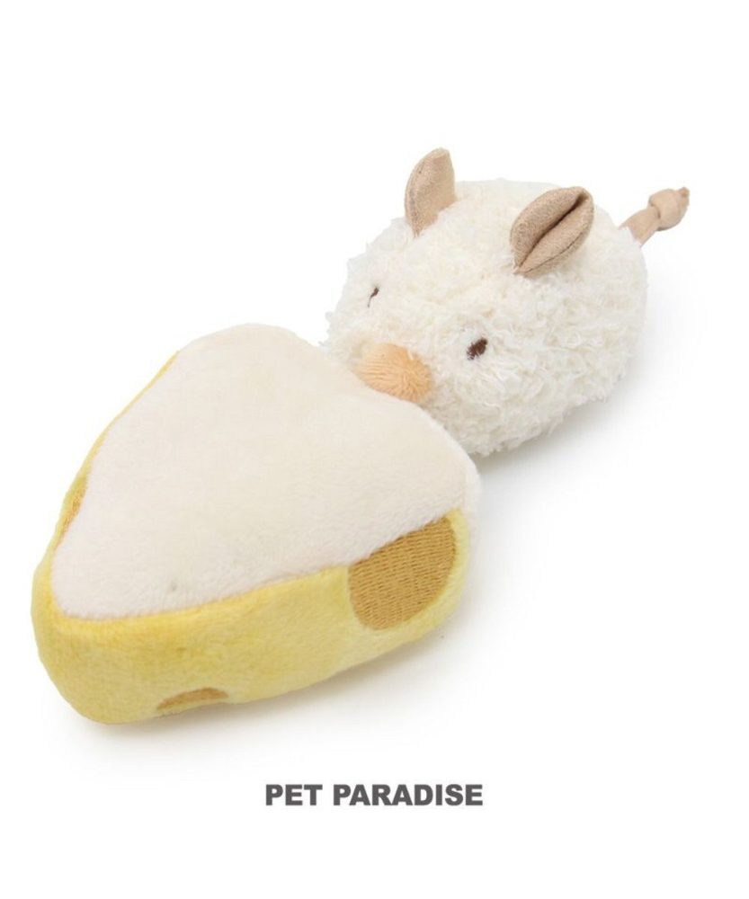 【Pet Paradise】Cat Wiggle Toy - White Mouse <633-22947>