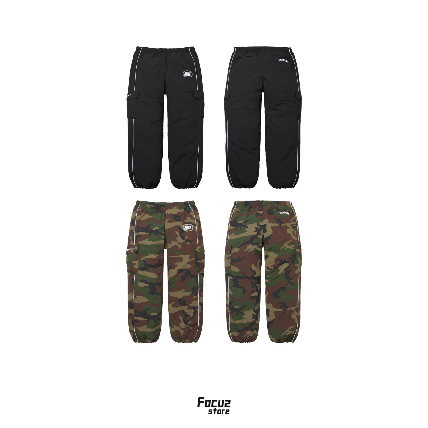 【Focus Store】現貨 Nike x Supreme FW26 Week6 Nylon Cargo Pant 尼龍 運動褲 兩色