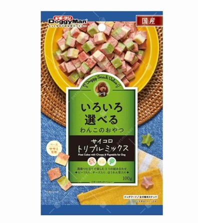 [10月優惠買1送1] DoggyMan – 芝士野菜霜降肉粒 100g