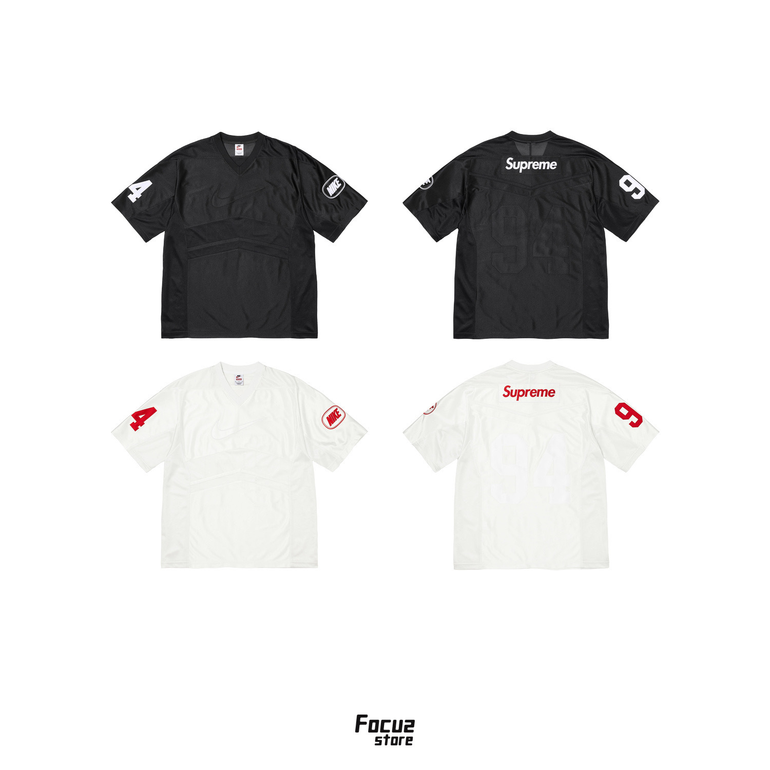 【Focus Store】現貨 Nike x Supreme FW26 Week6 Football Jersey 短袖球衣 兩色