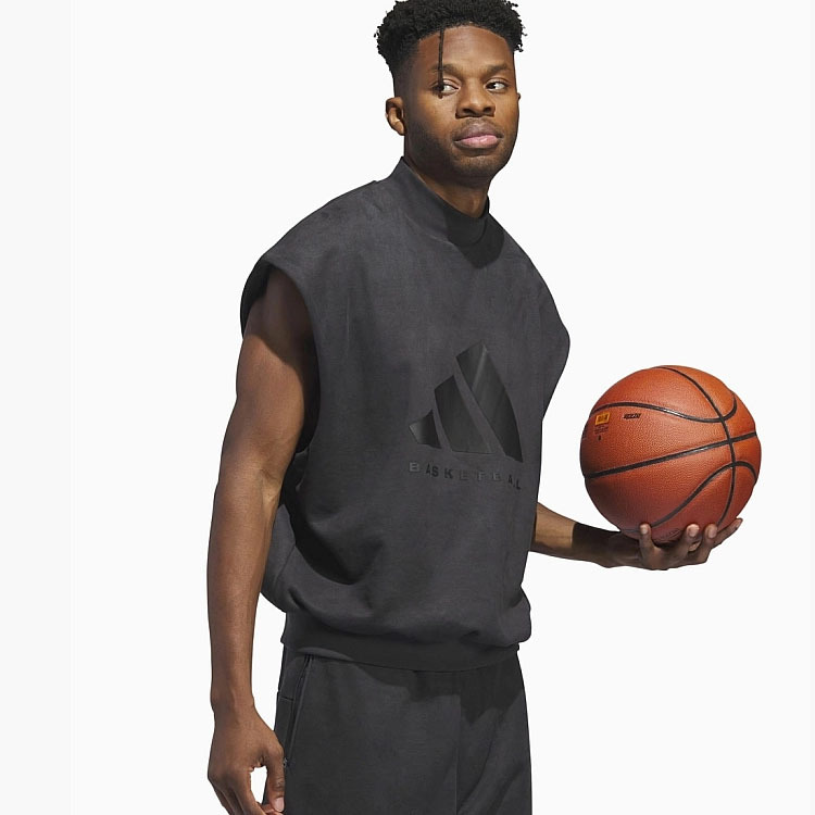 【代購】Adidas THE 2024 COLLECTION Sweatshirts Unisex Charcoal Black Half-Turtleneck Moderate Other IN7702