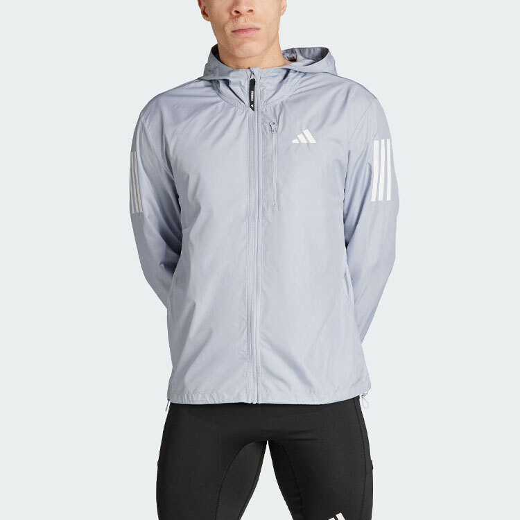 【代購】Adidas Own The Run Jackets & Coats Men's Light Silver IN1484