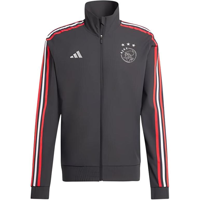 【代購】Adidas Ajax Amsterdam AJAX AMSTERDAM THE TRACKSTAND GRAPHIC JACKET Jackets & Coats Men's Black IN9079