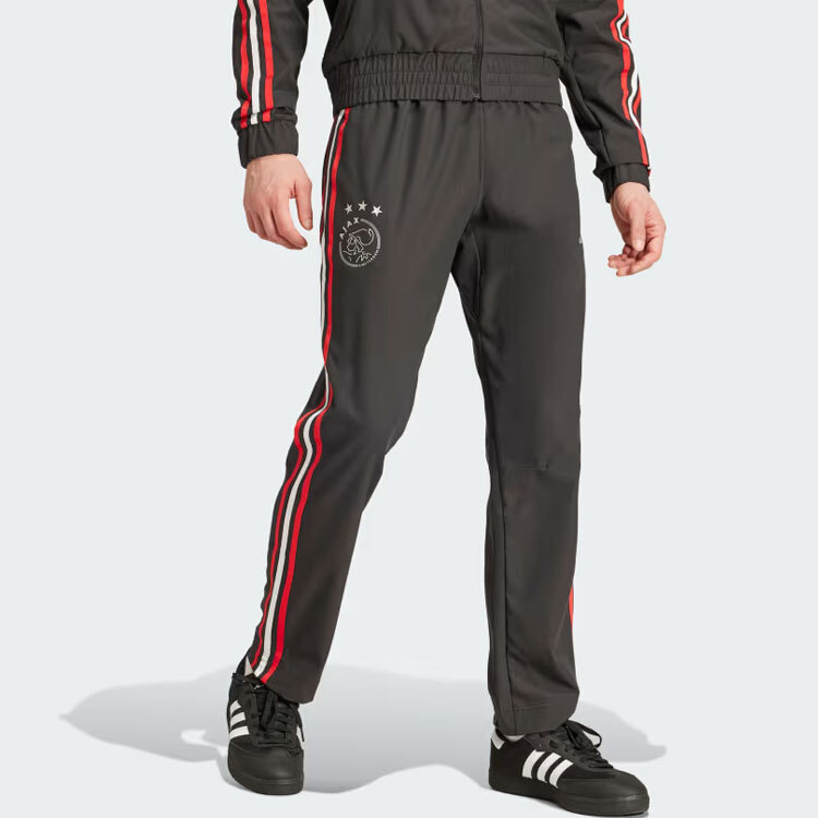 【代購】Adidas AJAX AMSTERDAM THE TRACKSTAND PANTS Soccer Bottom Men's Black IN9074