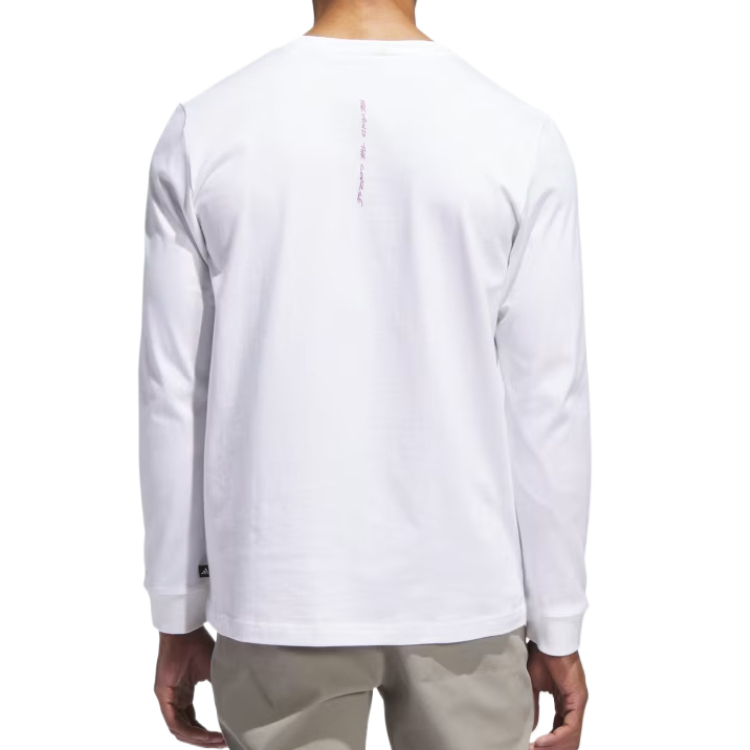 【代購】Adidas Free Shipping With AdiClub Beyond The Course Graphic Long Sleeve Tee JX1756