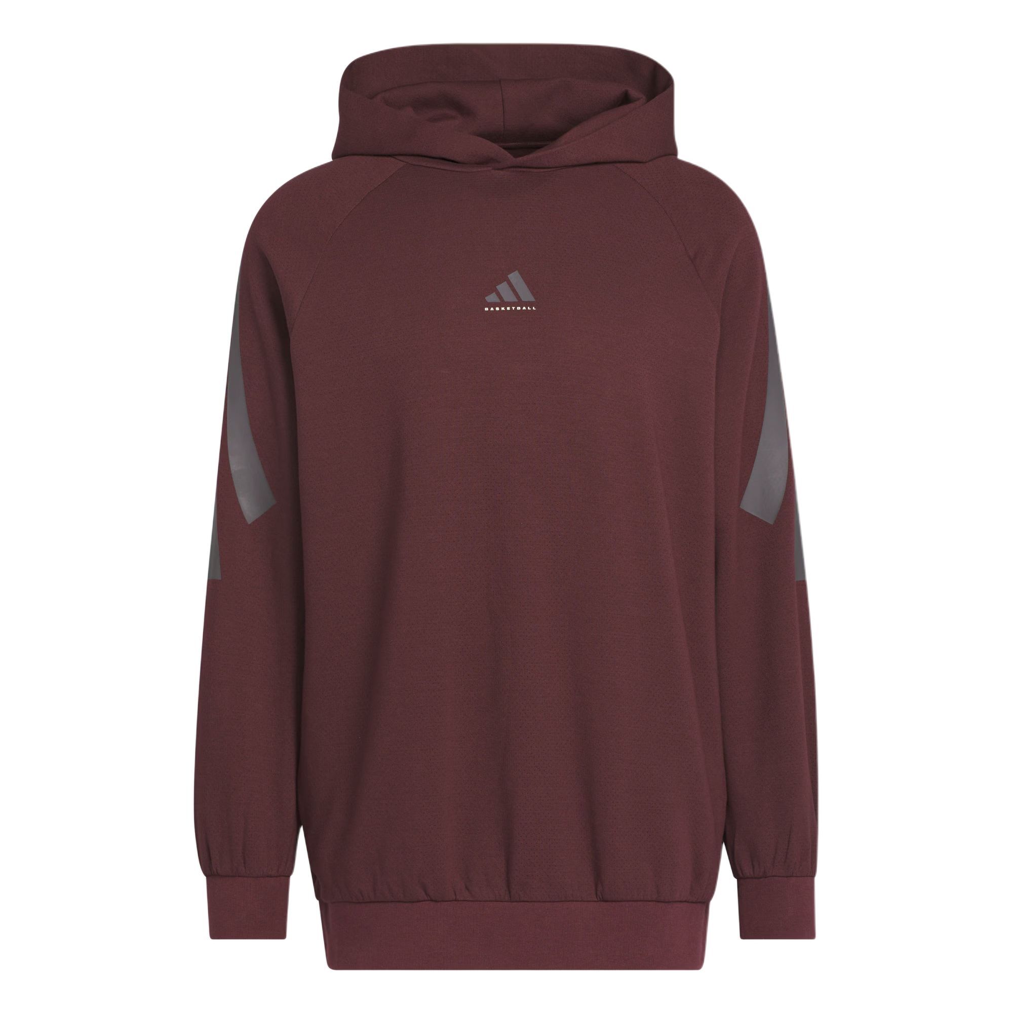 【代購】Adidas BASKETBALL THE 2025 COLLECTION CHAPTER 02 SPACER HOODIE Sweatshirt Unisex Aurora Gemstone Red JD6139