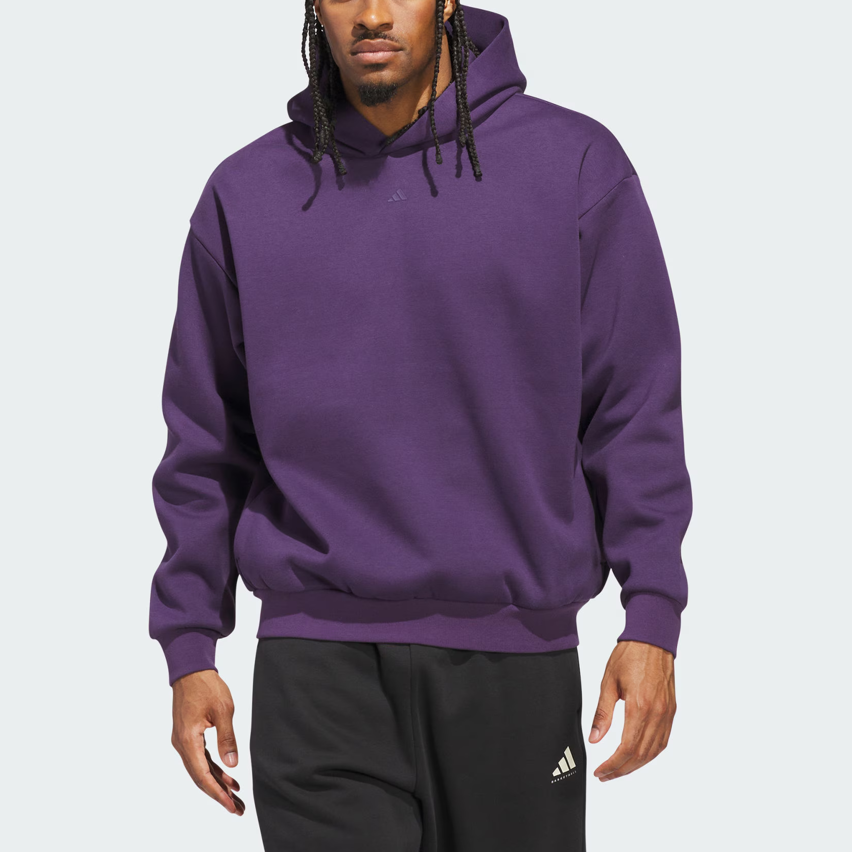 【代購】Adidas BASKETBALL THE 2026 COLLECTION CHAPTER 01 Fleece Lined Sports Pullover Hooded Sweatshirt Unisex JX5598
