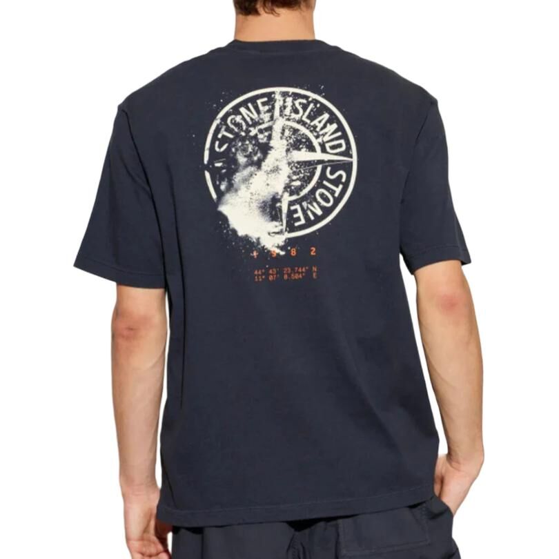 【代購】STONE ISLAND FW26 T-Shirts Men's Marine Blue Crew Neck L2S152100001S0534V002A