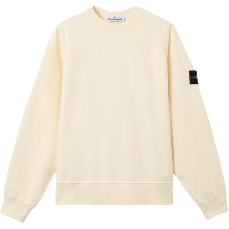 【代購】STONE ISLAND FW26 Sweatshirts Men's Ivory Crew Neck Moderate Straight Fit L2S156100008S0051V0093