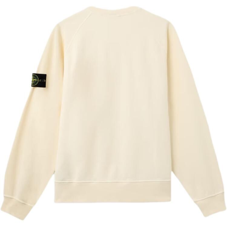 【代購】STONE ISLAND FW26 Sweatshirts Men's Ivory Crew Neck Moderate Straight Fit L2S156100008S0051V0093