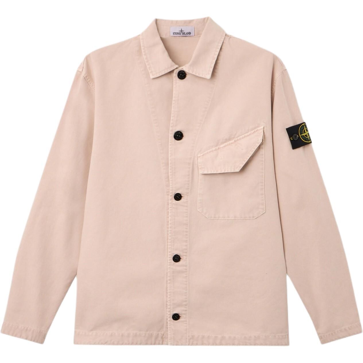 【代購】STONE ISLAND FW26 ORGANIC PANAMA COTTON 'OLD' EFFECT Shirt Men's L2S151200012S0184V0182