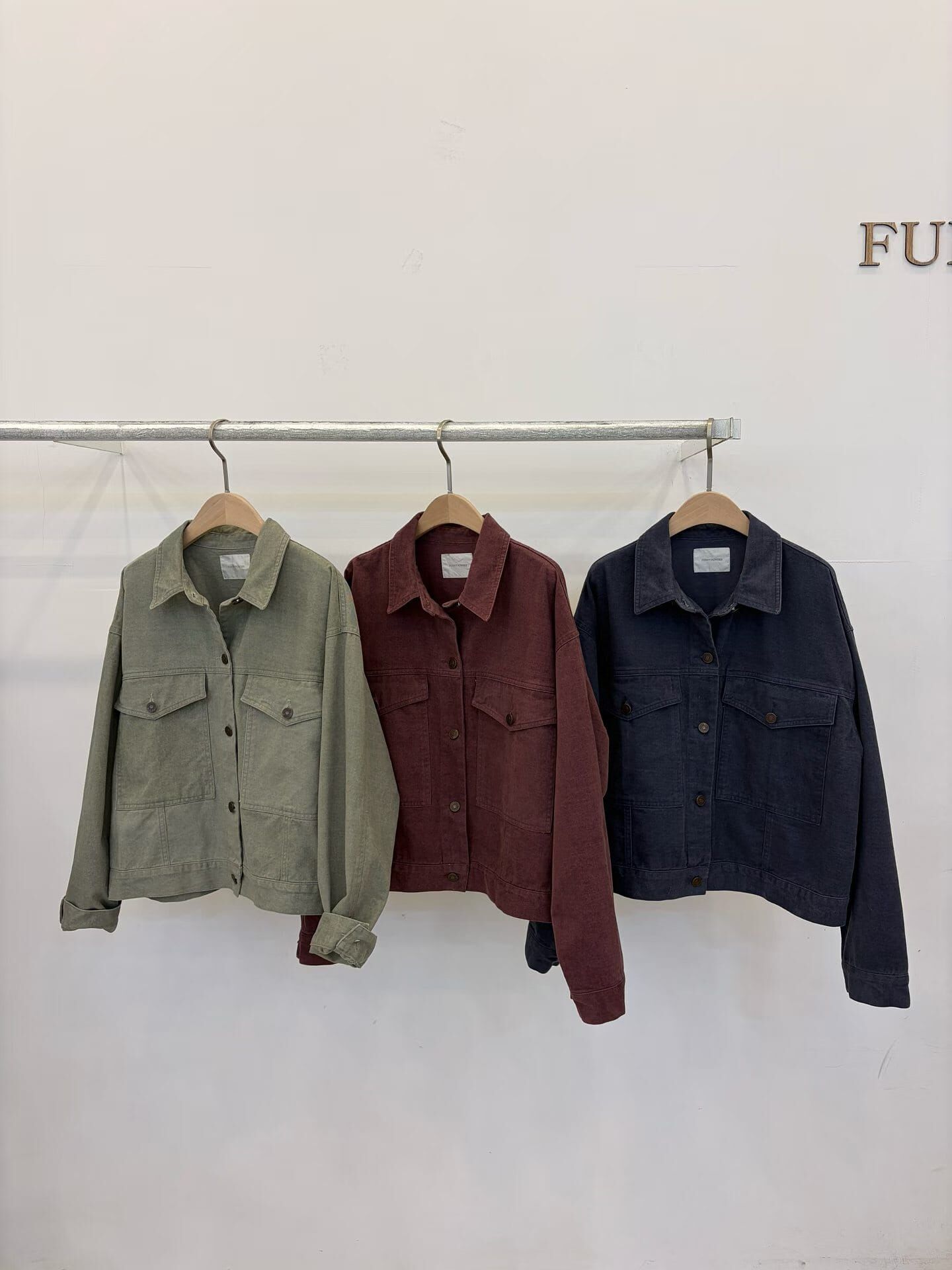 FP7208 口袋水洗牛仔外套