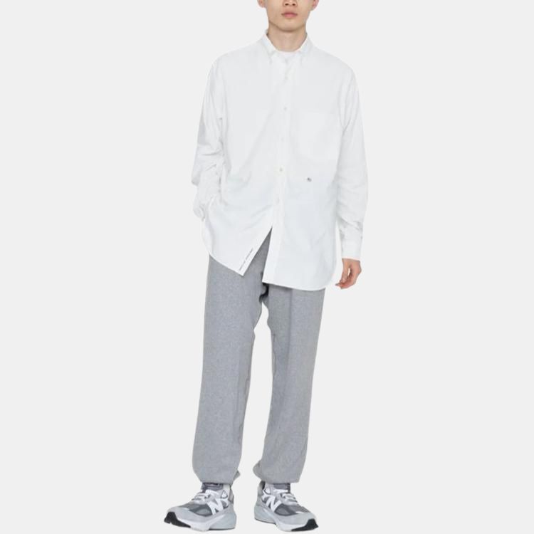 【代購】Nanamica Embroidered logo Long sleeve Shirt SUGF350U-W