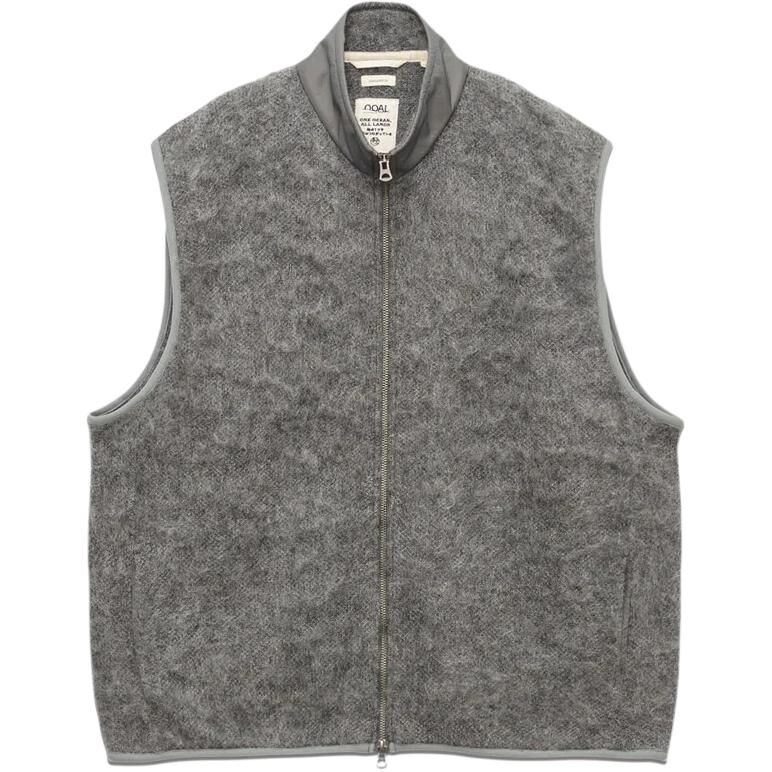 【代購】Nanamica FW25 Zip Up Mohair Vest Unisex S25FN028U-HG