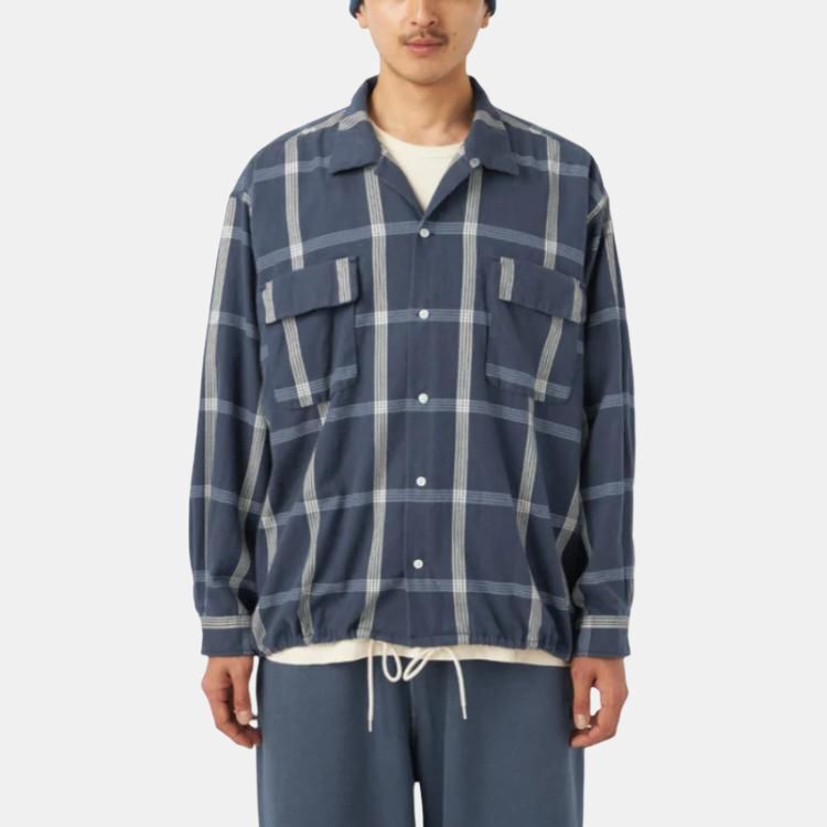 【代購】Nanamica FW25 Flannel PALAKA Check Shirt Unisex S25FG016U-N