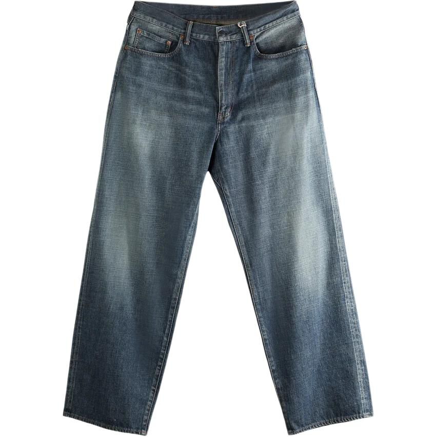 【代購】Nanamica Jeans Men's Vintage Indigo Moderate Straight Fit Pants S25SC084U