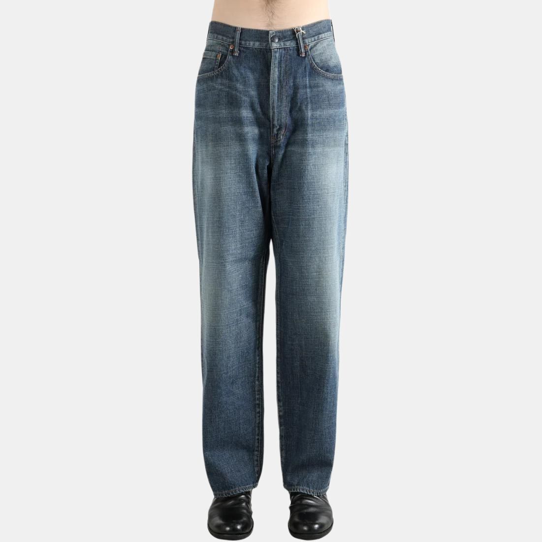 【代購】Nanamica Jeans Men's Vintage Indigo Moderate Straight Fit Pants S25SC084U