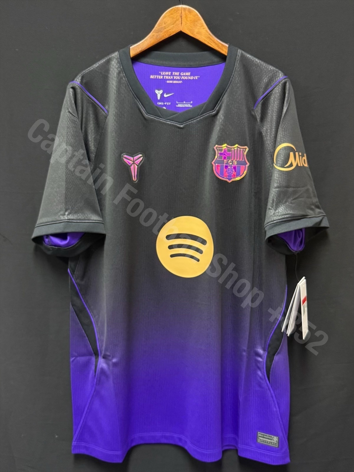 (BNWT) FC Barcelona 2025-2026 Nike x Kobe Bryant Third Shirt