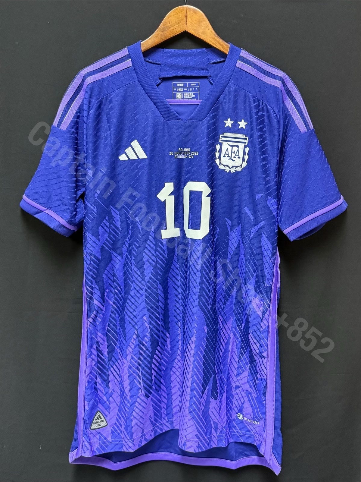 (BNWT) Argentina 2022 Adidas Away Authentic Player Shirt #10 MESSI