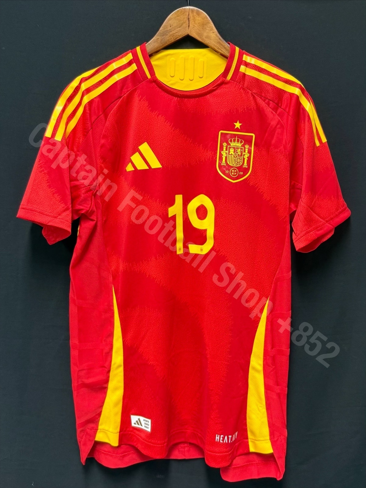(BNWT) Spain 2024 Adidas Hone Authentic Player Shirt #19 LAMINE YAMAL