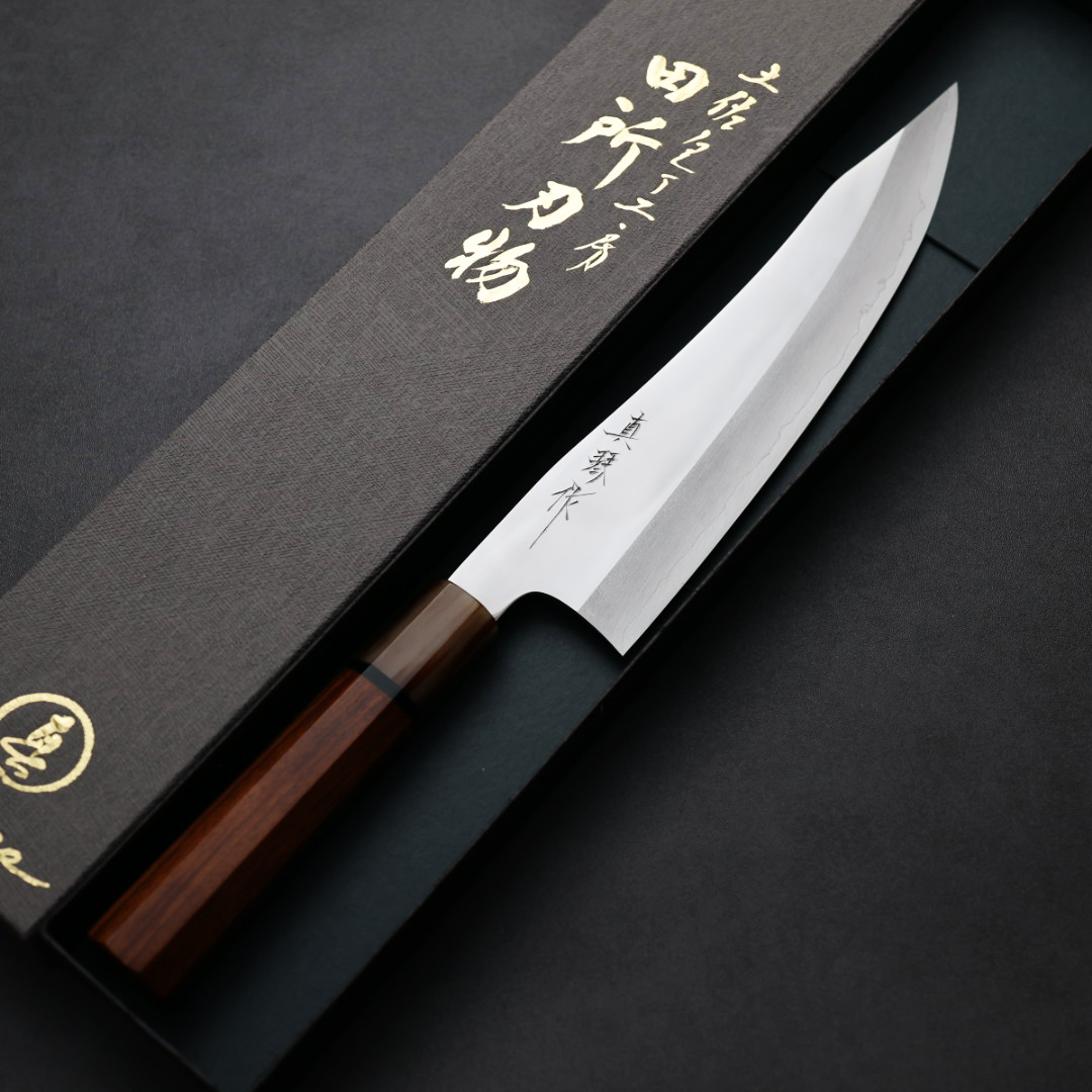 田所真琴 刀型牛刀 225mm 銀三鋼 鏡面