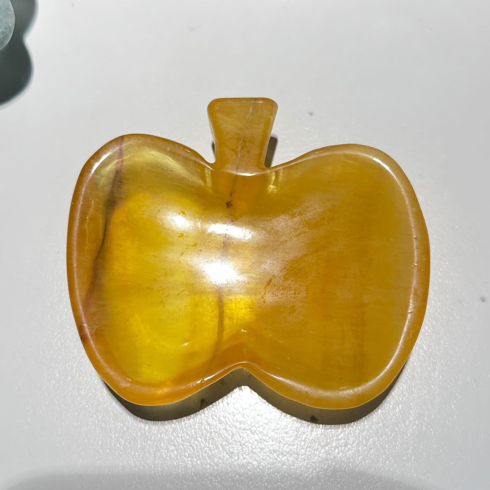 HKAG1001-051 蘋果螢石碟-小 8x6cm (A51)