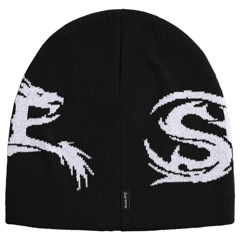 ☆ETW☆【EASY TO WEAR】Supreme Dragon Beanie 龍 圖騰 毛帽 秋冬
