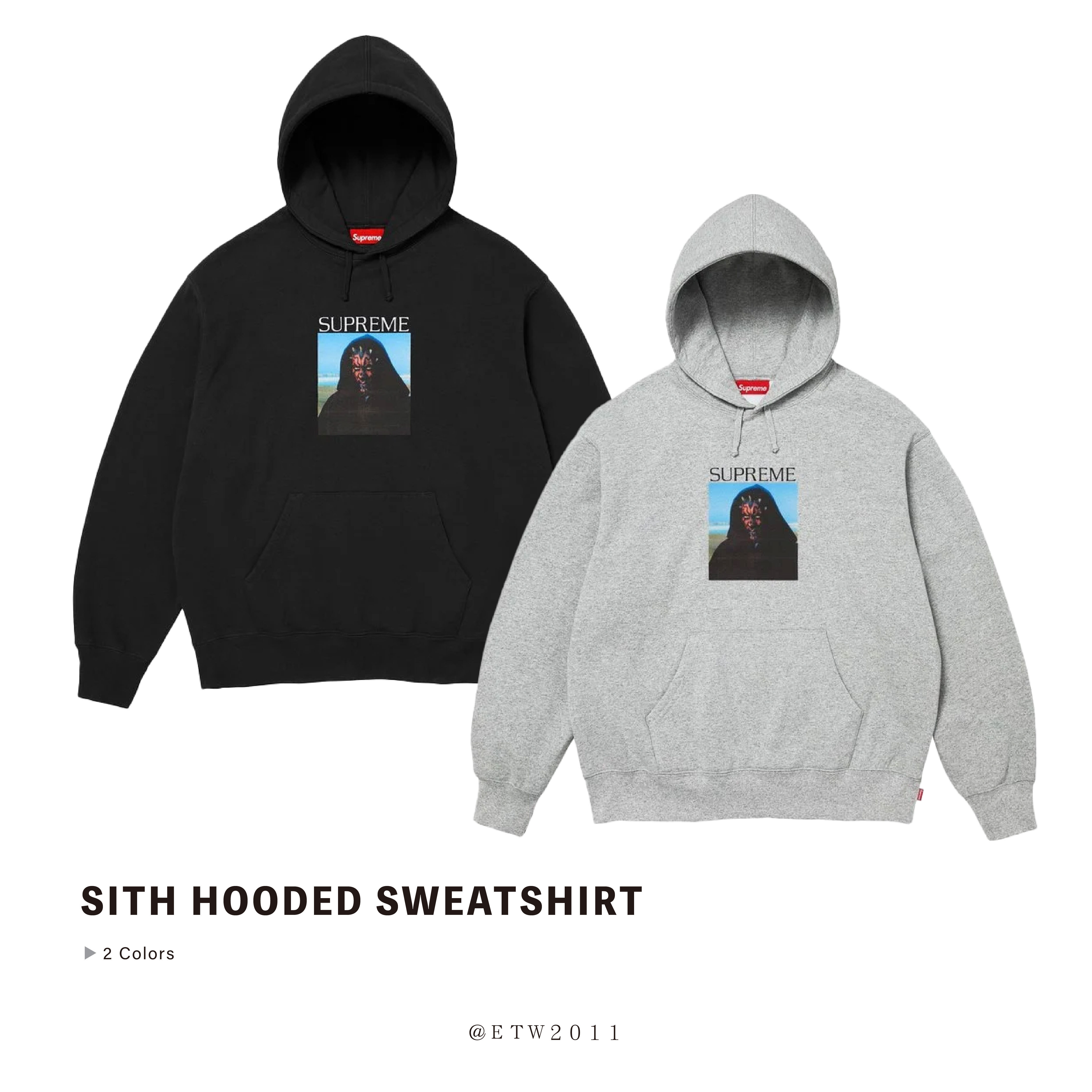 ☆ETW☆【EASY TO WEAR】Supreme Sith Hooded Sweatshirt 西斯 星際大戰 帽T 秋冬