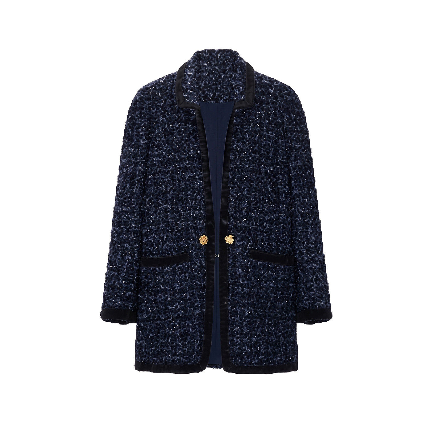 1EA1010-018 [EDWARD ACHOUR] Women Jacket Navy/Black #110126/1149/78 (EU)