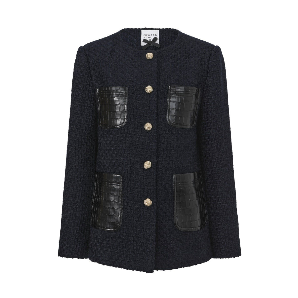 1EA1010-050 [EDWARD ACHOUR] Women Jacket Black #110107/1107/05 (EU)