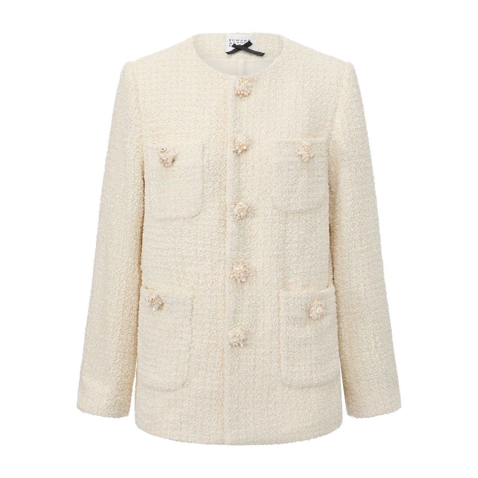 1EA1010-062 [EDWARD ACHOUR] Women Jacket Ivory #110106/1106/01 (EU)