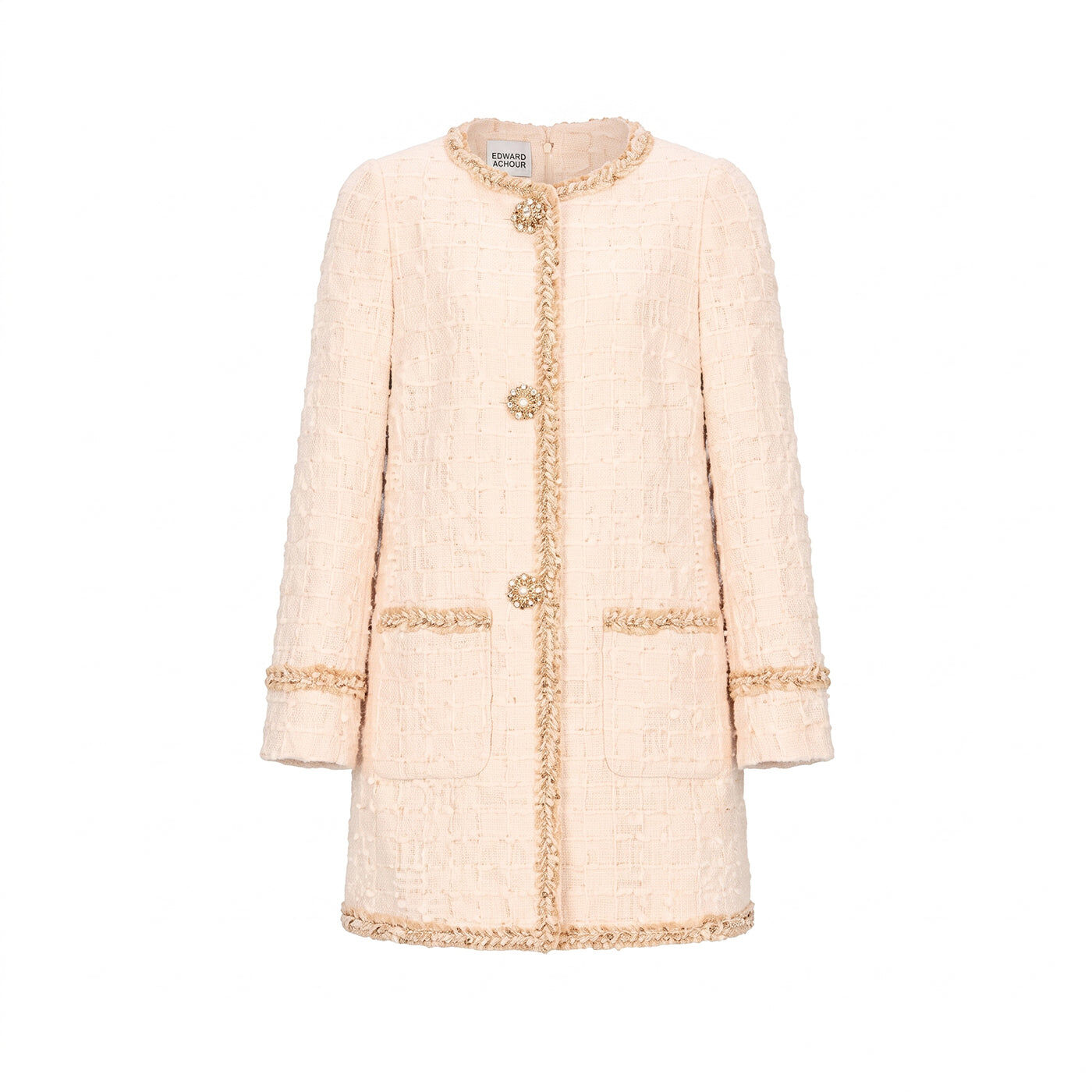 1EA1010-068 [EDWARD ACHOUR] Classic Coat Nude #110218/1107/14 (EU)