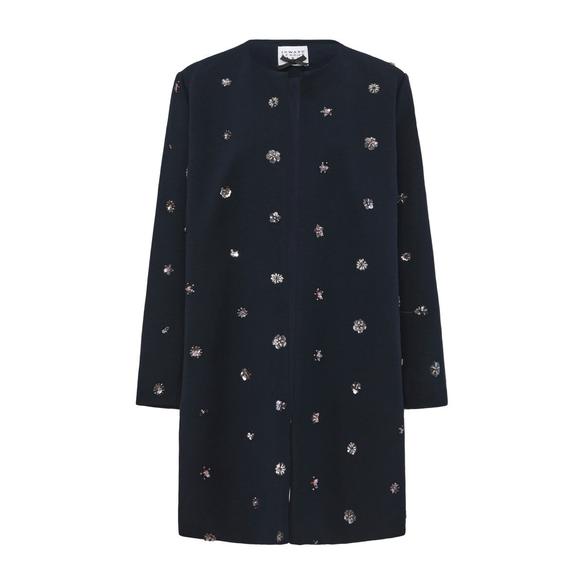 1EA1010-069 [EDWARD ACHOUR] Classic Coat Black #110204/1116/05 (EU)