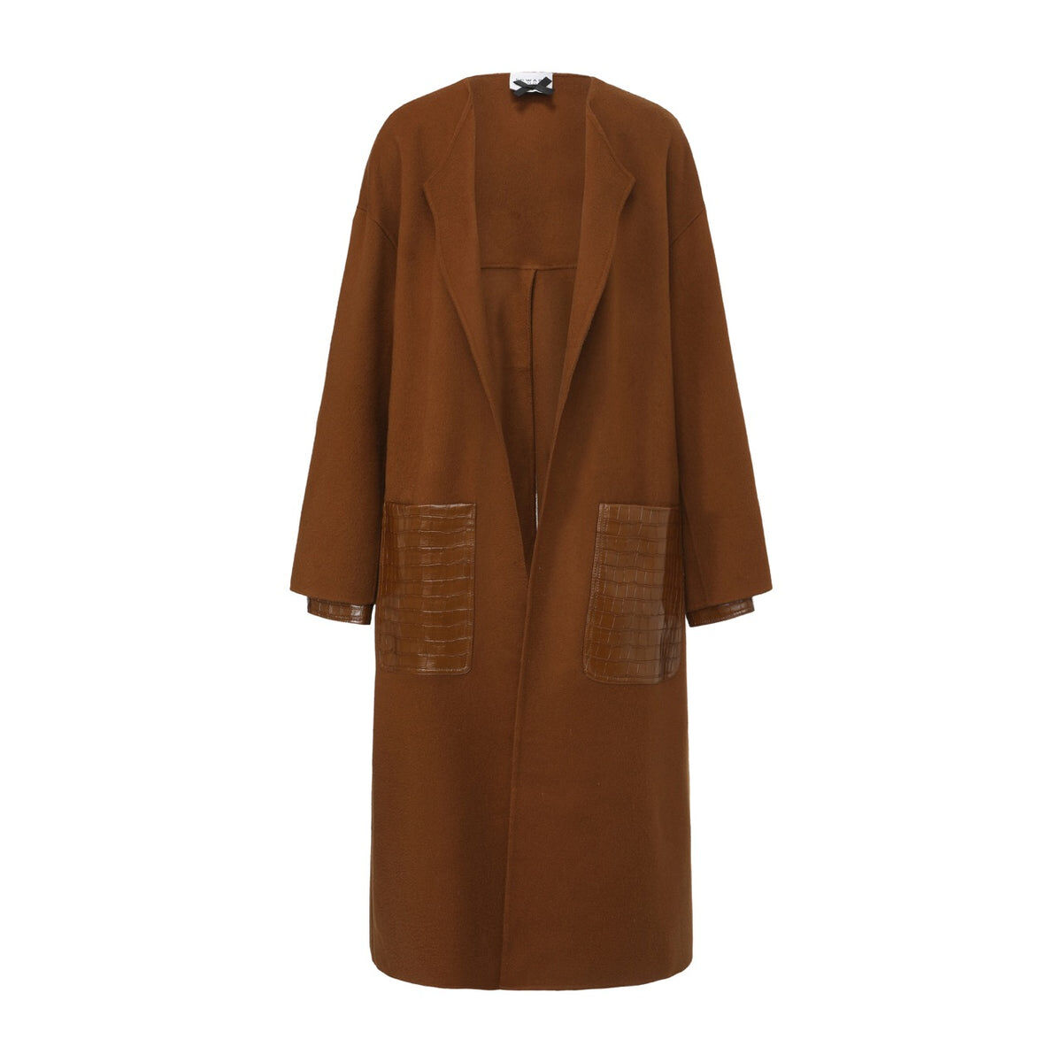 1EA1010-115 [EDWARD ACHOUR] Classic Coat Tabac #110207/1110/102 (EU)