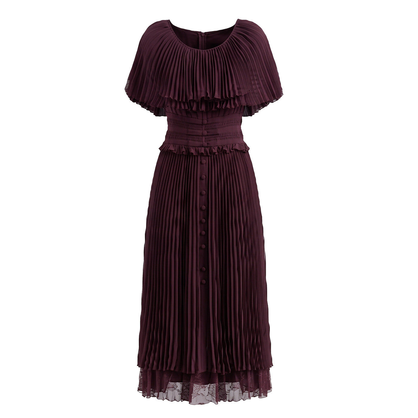 1EA1010-143 [EDWARD ACHOUR] Women Dress Prune #110404/1146/122 (EU)