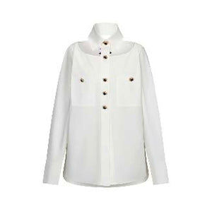 1EA1010-160 [EDWARD ACHOUR] Women Blouse White #110621/1122/02 (EU)