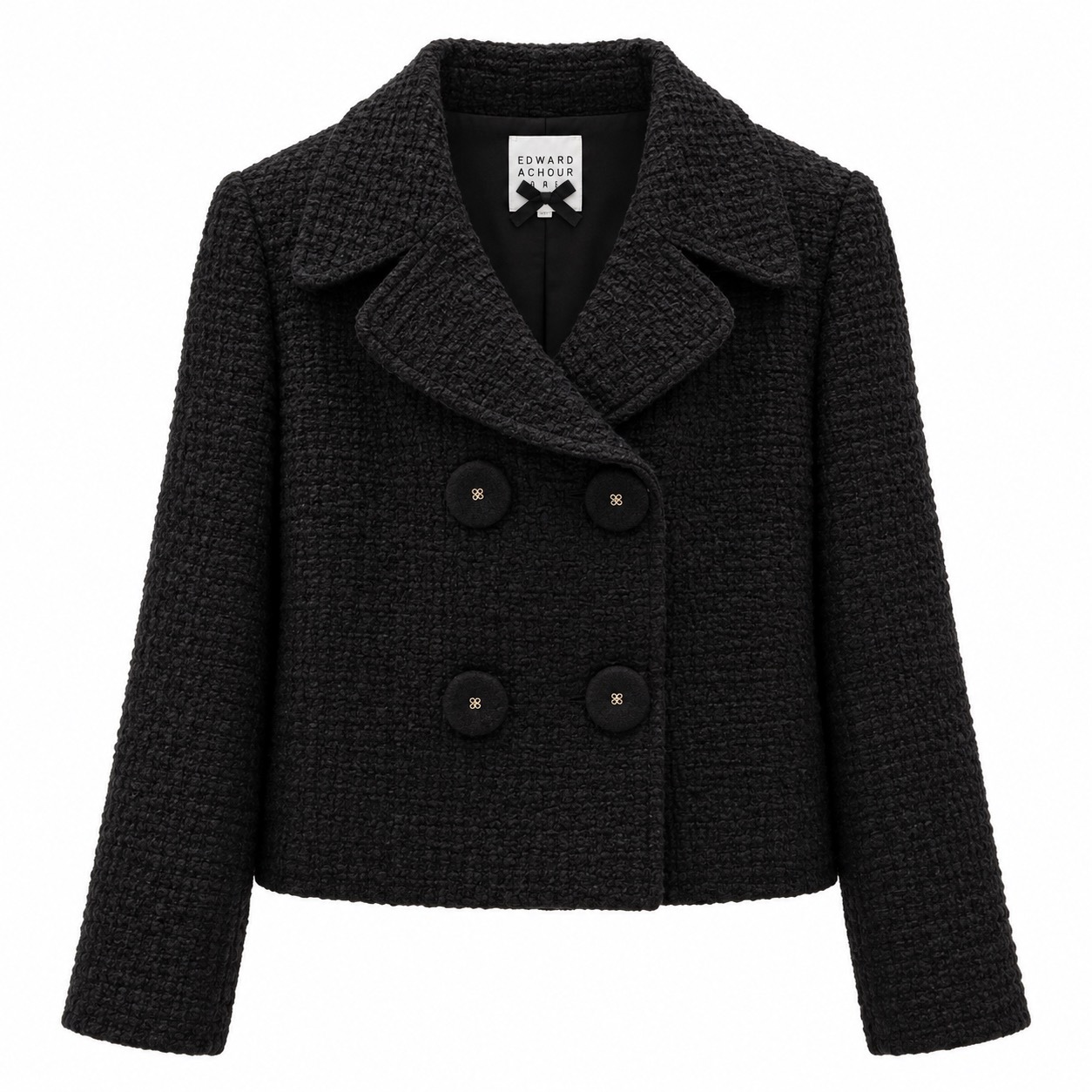 1EA1010-059 [EDWARD ACHOUR] Women Jacket Black #110122/1107/05 (EU)