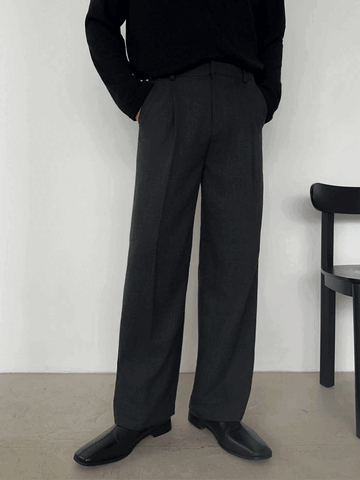 Muse Long Wide Half-Banding Slacks