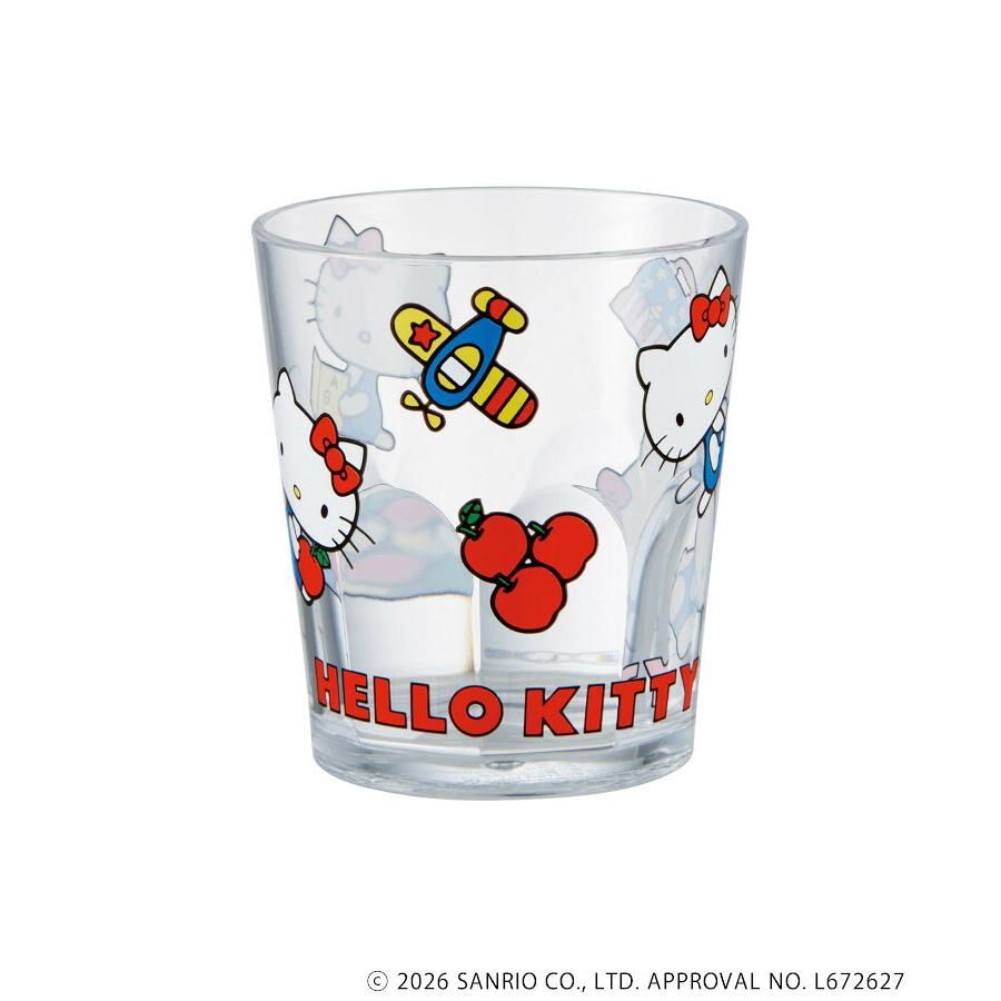 JP Hello Kitty 透明密集式樹脂杯 2178 TK261001