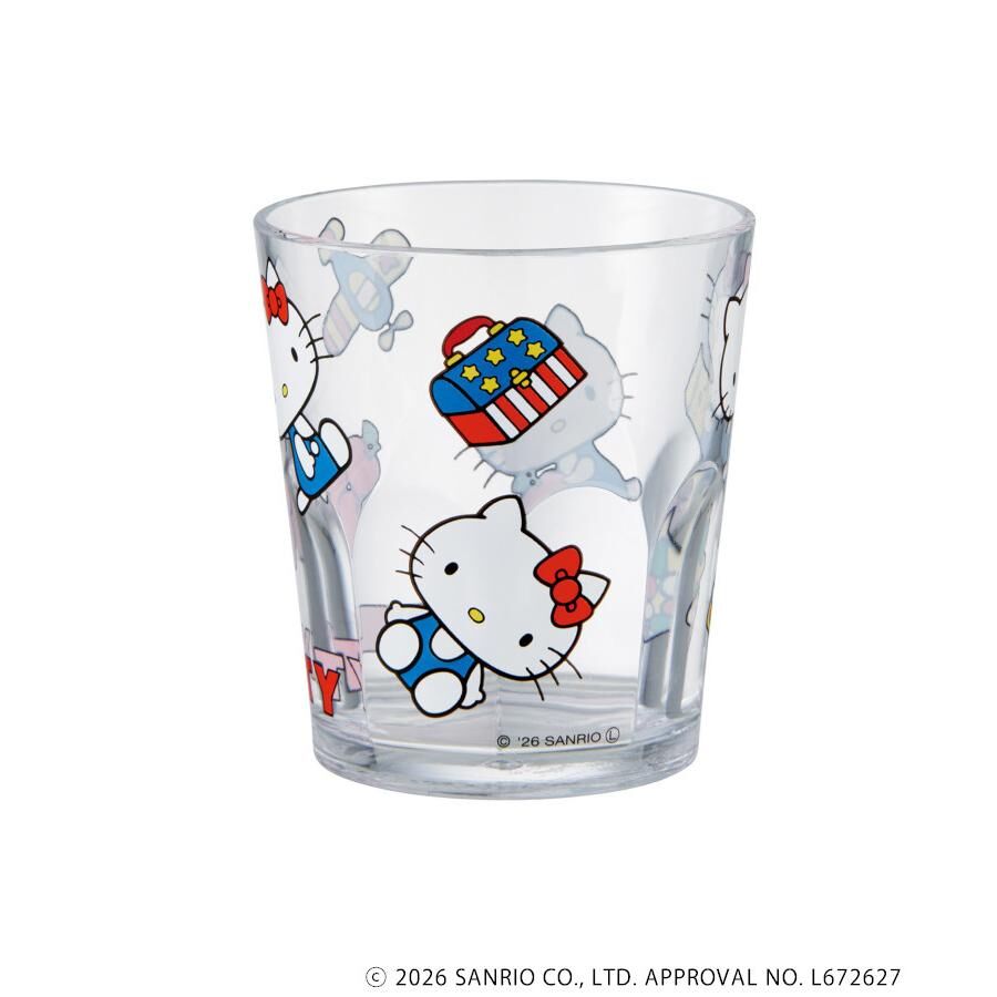JP Hello Kitty 透明密集式樹脂杯 2178 TK261001