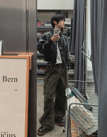 Mini-pocket utility balloon pants