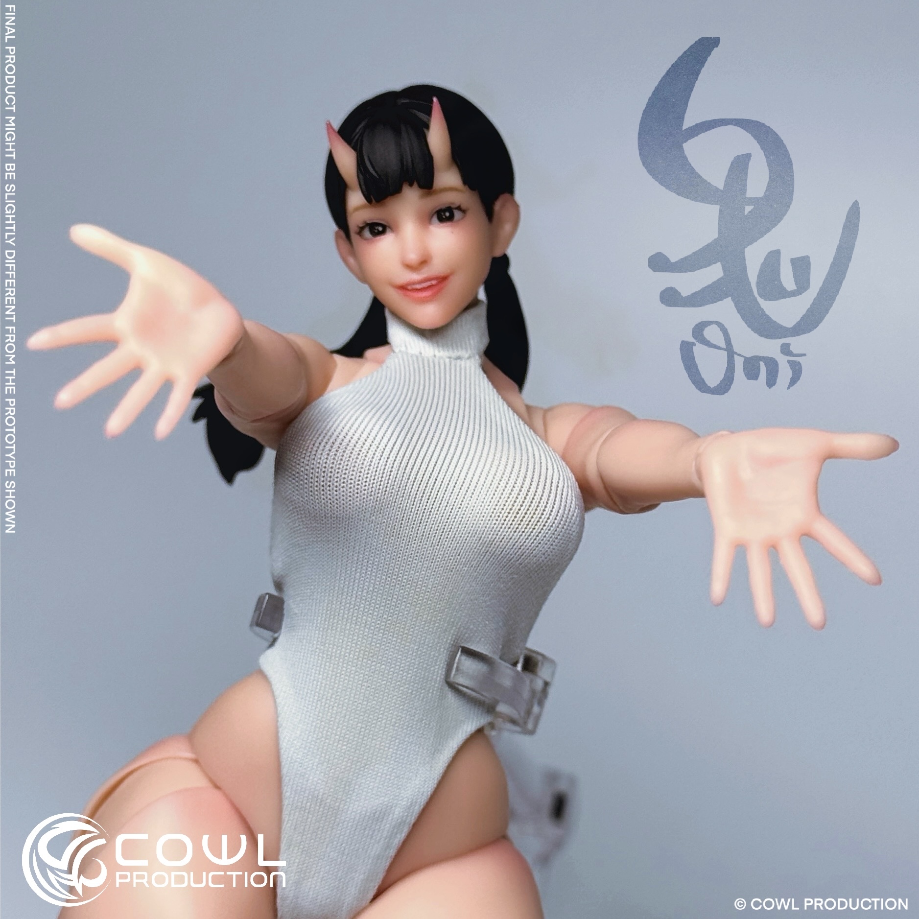 COWL PRODUCTION 1/12 "Ghost" Female Body (Painted Ver.) Action Figure